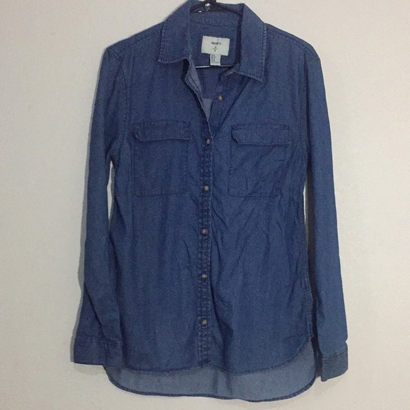 Forever 21 Denim Shirt - Picture 4 of 10